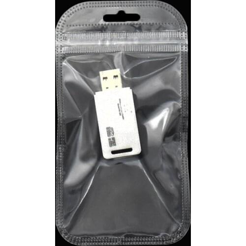 7.5*14cm Self Seal Zipper Zip Lock Clear Plastic Packing Bags Retail 200pcs/lot Reclosable Poly Bag for Jewelry Electronics Pack