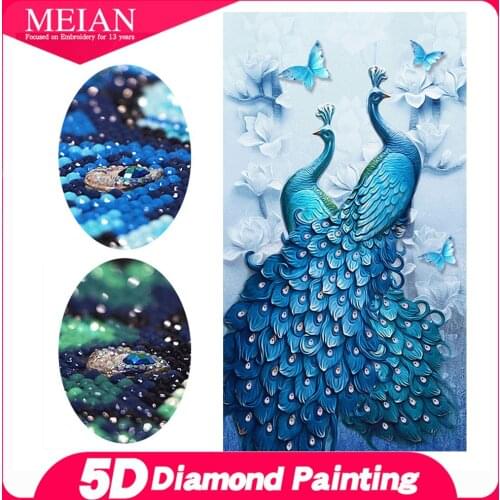 2020 5D DIY Diamond Painting Peacock Special Drill Diamond accessories Embroidery Animal Full Rhinestone Diamond Mosaic Picture