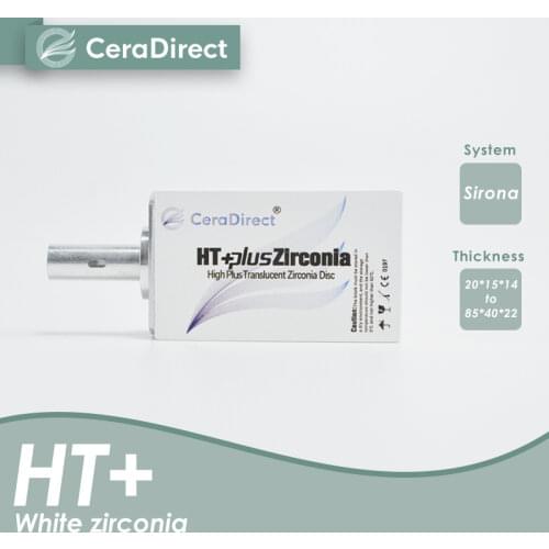 Ceradirect dental zirconia Sinona system——HT white zirconia for dental lab CAD/CAM