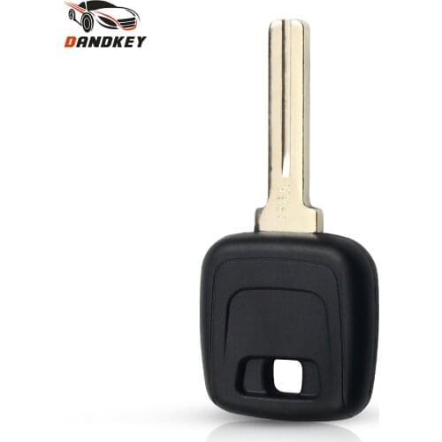 Dandkey Uncut No Chip Transponder Car Key Case Blank For Volvo XC90 XC60 S40 S60 S80 V70 Replacement Key Shell Auto NE66 Blade