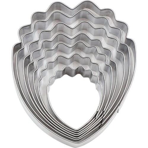 7Pcs Peony Flower Cookie Cutter Cake Mold Decorating Fondant Bread Baking Tool for Cookie Decorating Fondant Cookie Cutter tools