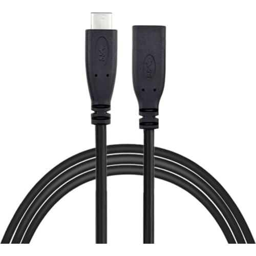 USB 3.1 USB-C Type C Male to Female Extension Data Cable for Macbook Tablet Mobile Phone 0.6m