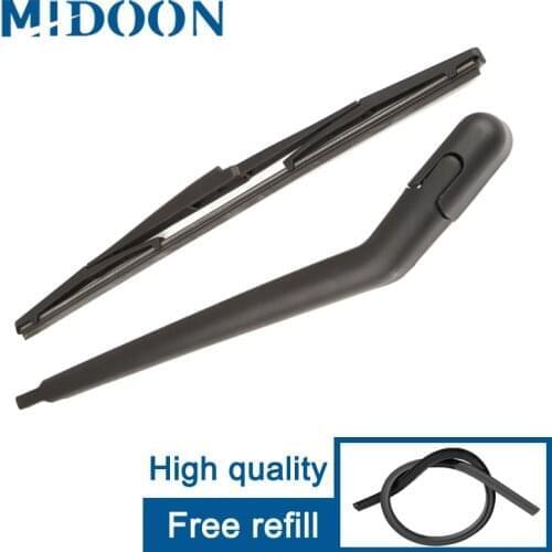 MIDOON Wiper 14" Rear Wiper Blade Arm Set Kit For TOYOTA Land Cruiser J100 1999-2007 Windshield Windscreen Rear Window