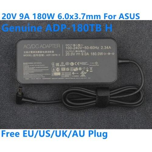 Genuine 20V 9A 180W ADP-180TB H AC Adapter Power Supply For ASUS ROG 14 G14 GA401I Tuf Gaming A17 GA5021 GA502D Laptop Charger