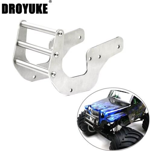 Droyuke LOSI LMT 4WD Solid Axle Monster Truck Bigfoot Off-Road Vehicle Front Bumper Metal Front Anti-collision Protection Bar