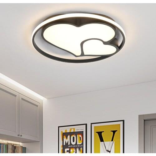 Nordic ceiling chandelier Living Room Bedside Aluminum living room bedroom home decoration luminaria ceiling light fans