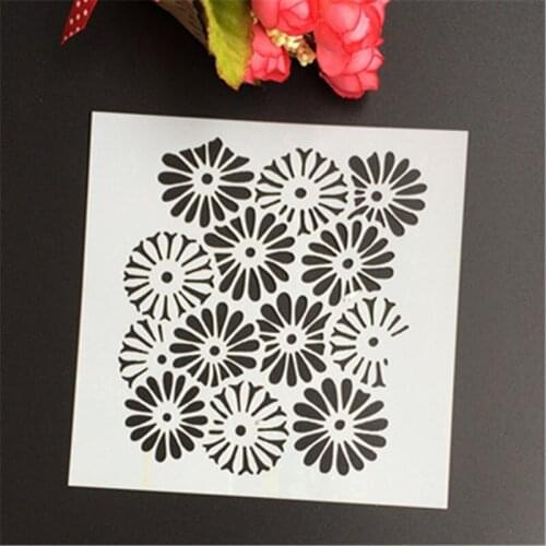 Snow Diamond Spilling Ink Layering Stencils For DIY Scrapbooking/photo album Decorative Embossing Paper Cards Crafts Stamps
