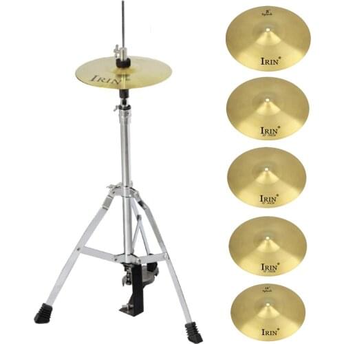 Brass Alloy Drum Set Crash Hi-Hat Cymbals for Drum Player Percussion Instrument Parts
