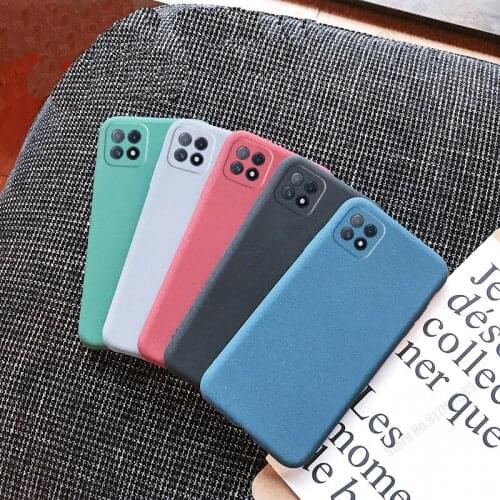 Sandstone Ultra Thin Matte Case For Samsung S21 FE A22 F52 A82 A32 F62 Lens Protective Soft Silicone Cover For Samsung Quantum 2
