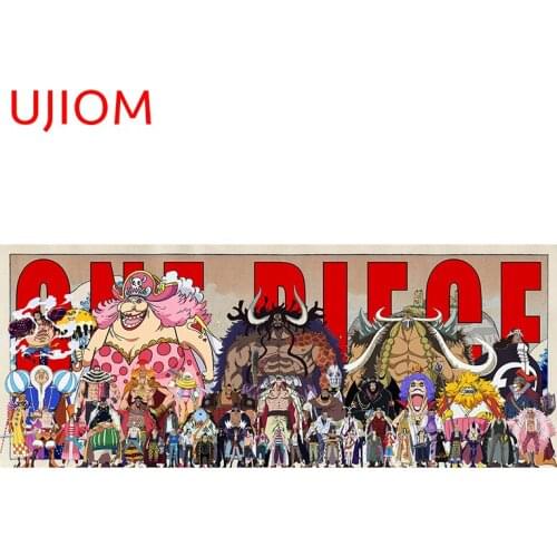 UJIOM ONE PIECE Personalise Wall Stickers Home Decoration Bedroom Living Room Decorations Waterproof Decorative Decals