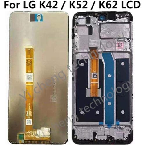For LG K52 K42 K62 LCD Display Touch Screen Digitizer Assembly For LMK525 LM-K525H Display LM-K520 LMK520HM LM-K420 LMK420HM