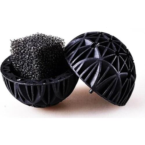 20pcs Aquarium filter fish filter accessories Practical Aquarium Biochemical Sponge Filter Balls Fish Tank Air Pump Canister