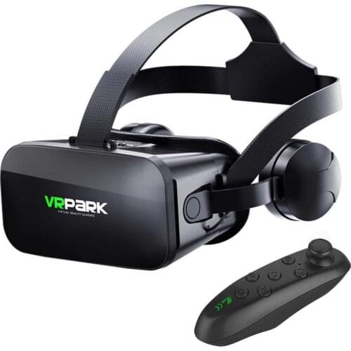 3D VR Glasses Full-screen Virtual Reality Glasses With A Large Headset Game Pad For 4.5 To 6 Inches Android IOS Smartphone