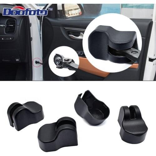 4pcs Car Arm Door Lock Limiting Stopper Cover For Kia Ceed Sorento Cerato 2011 2018 2019 Car Accessories Styling
