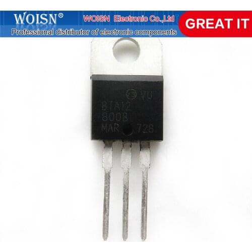 5pcs/lot BTA12-800B BTA12-800 BTA12 12-800B TO-220 new original In Stock