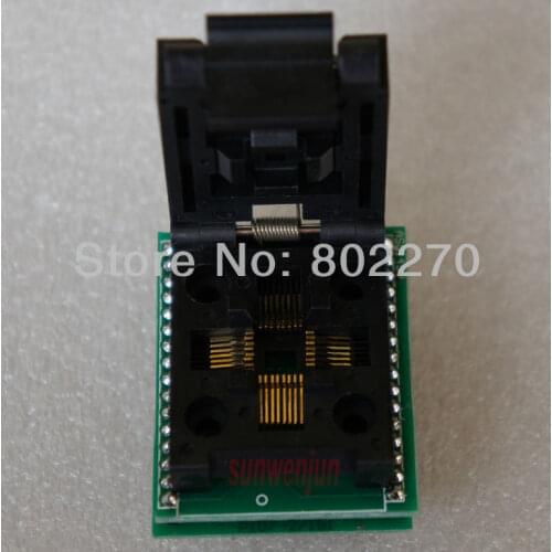 QFP32/TQFP32/FQFP32/PQFP32 TO DIP32 IC test socket programmer adapter/converter for 48-PIN ZIF Socket Programmers