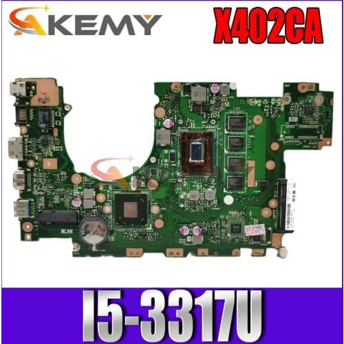 Akemy X402CA Laptop motherboard for ASUS X502CA original mainboard DDR3L 4GB-RAM I5-3317U