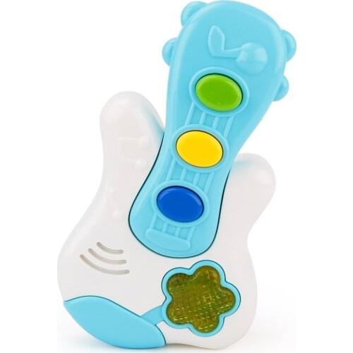 Brettbble Cartoon Guitar Music Toys Baby Child Early Education Toys Kids Fun Toys Birthday Gifts with Light and Music
