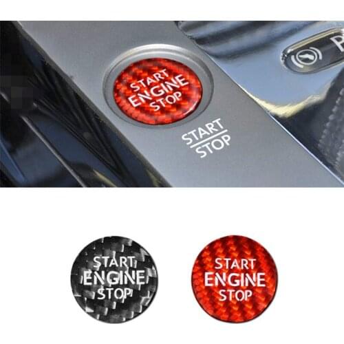 For Volkswagen Tiguan L 17~19 Lamando 15~19 One-button Start Button Decoration Sticker Ignition Ring Button Switch Car Interior