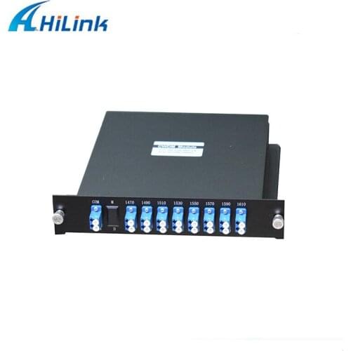 LGX Box Dual Fiber Duplex LC/UPC 1470nm-1610nm 8CH CWDM Mux Demux