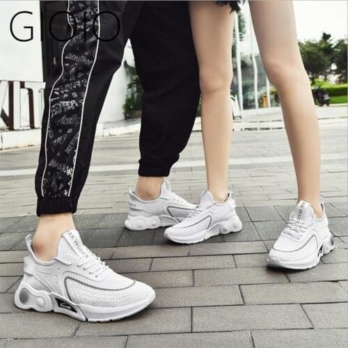 Breathable woven mesh in summer casual shoes Couple shoes for men running walking sneaker sports shoes for women gym