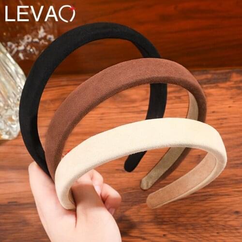 LEVAO Pure Color Simple Hair Hoop Classic Allmatch High Quality Accessories Single Product Decoration Hair Accessories New