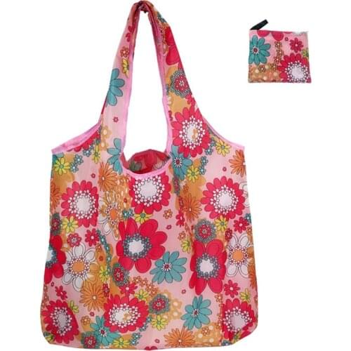 Reusable Shopping Bag Foldable Polyester Bag Eco Friendly Shopping Bag Large Capacity Grocery Bags Folding Shopping Bag Totes