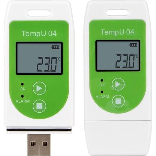 Muiti-use USB Temperature Humidity Data Logger With 32000 Points Recorder Capacity Reusable RH TEMP Data Logger Recording Meter