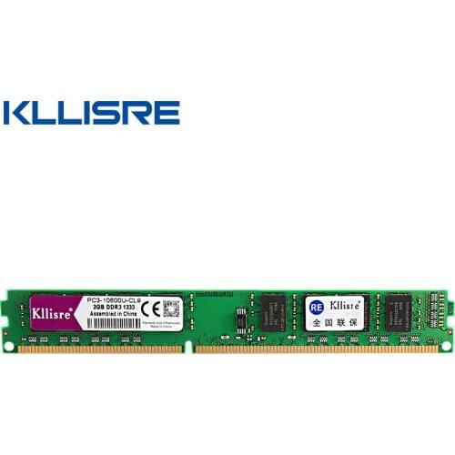 Kllisre 2gb ddr3 ram 1333MHz Desktop Memory RAM non-ECC System High Compatible