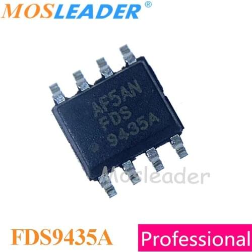 Mosleader FDS9435A SOP8 500PCS FDS9435 Single P-Channel 20V Made in China 30V High quality