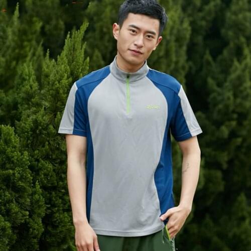 Men Women Outdoor Hiking Quick Dry T-shirt Summer Climbing Fishing Run Breathable Thin Short Sleeve Sport T Shirt Jersey Unisex