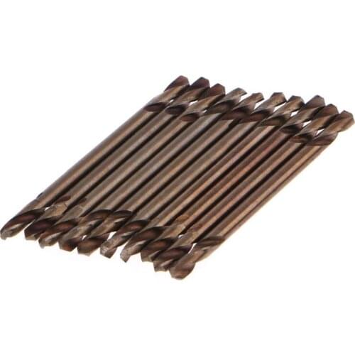 10 Piece 1/8 Inch Double Ended Drill Bits Set Cobalt M35 HSS Drill Bit Set Power Tools