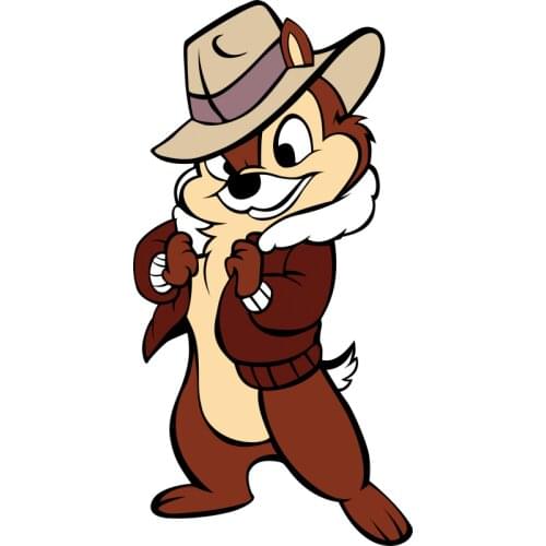 S50199# 13CM/15CM/17CM Personality PVC Decal Chip and Dale Waterproof Car Sticker on Motorcycle Laptop Decorative Accessories