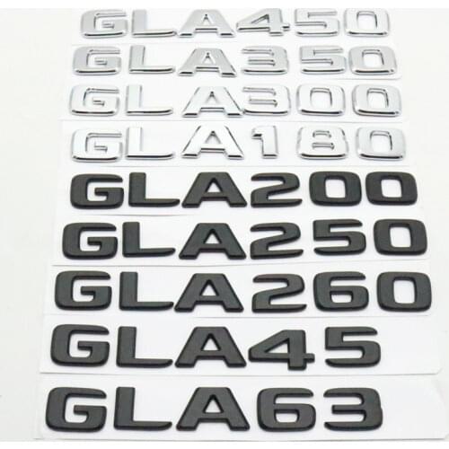 New style For Mercedes W156 AMG Sticker GLA Class GLA45 GLA63 GLA180 GLA200 GLA220 GLA300 GLA350 GLA400 Emblem Exterior Decals