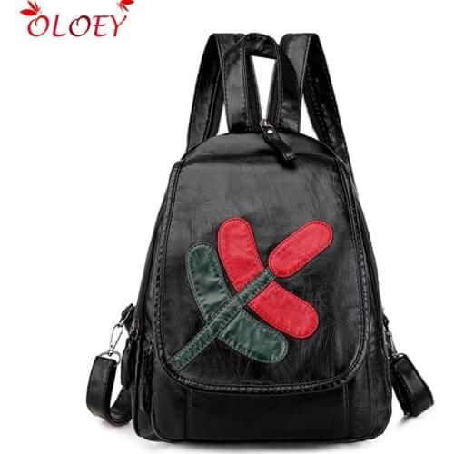 OLOEY Women's Backpacks With Flowers