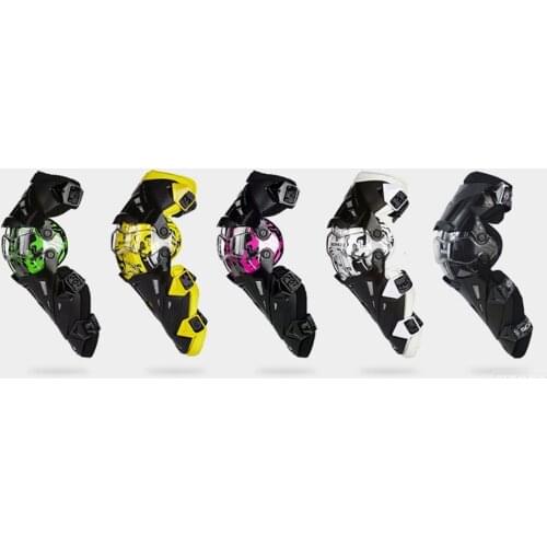 Pair of Motorcycle Racing Motocross Knee Pads Guards Protector Protective Gear Knee Support Brace