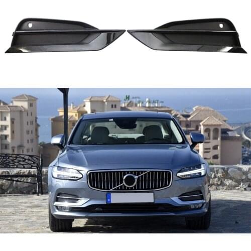 For VOLVO S90 V90 2016-2019 Front Bumper Fog Lamp Grill Grille Insert Face Bar Cover 31425447 31425446
