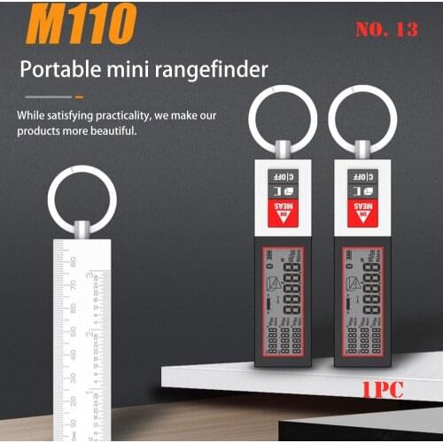 30/40 Meters Portable Laser Rangefinder Bluetooth Mini Distance Measuring Meter with Ring USB Charging Laser Distance Meter New