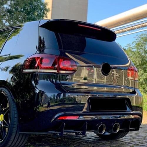 Applied to Modification the Mk6 r High 6r Tail Lip Rear Blade Wind Cutter Spoiler of Volkswagen Golf