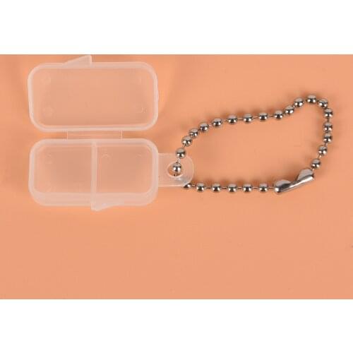 Hearing Aid Clear Plastic Battery Case Batteries Box Button Battery Storage Protective Holder Hard Case Fit For 312# 10# 675