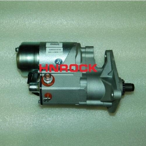 Starter Motor For Hino H07C EH700, 028000-9140 28100-1090C 28100-1170 28100-2150 03304020320