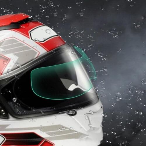Universal Motorcycle Helmet Optional Clear Rainproof Film Anti Rain Clear Anti-Fog Patch Screen for K3 K4 AX8 LS2 HJC MT Helmets