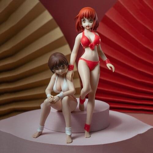 In Stock TBL PLLB2020-T02 1/12 Scale Full Set Anime Girl Pale Big Breast Action Figure Model With Body Accessory