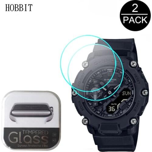 2PCS Tempered Glass For Casio G-SHOCK GA-2200 GA-2200BB GA-2200M GA-900AS GA-900AG Smartwatch Protective Film HD Clear Glass