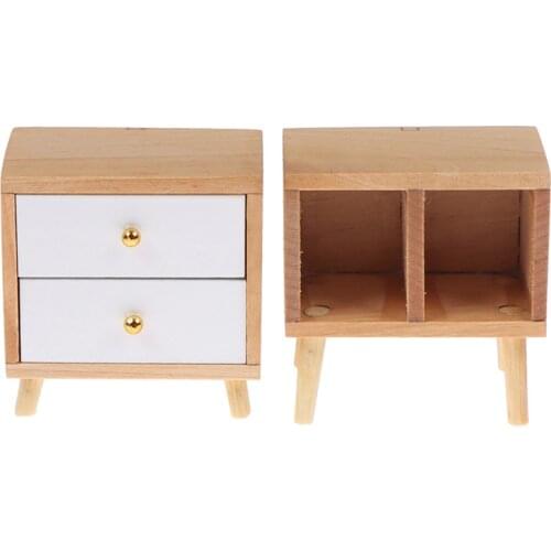 1:12 Dollhouse Miniature Wood Display Cupboard Cabinet Showcase Doll House Decor Miniature Wooden Display Cabinet