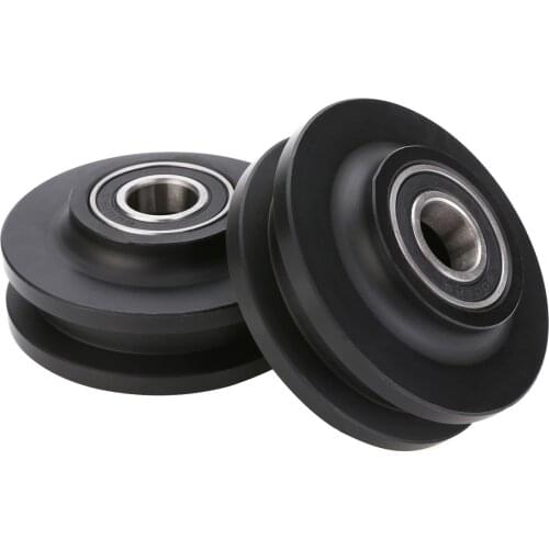 2pcs Sliding Barn Door Wheel Roller Pulley for Wardrobe Closet Cabinet Window Hardware Accessory