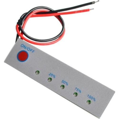 3 string lithium battery indicator board 12V battery indicator charge indicator board 5 level indicator