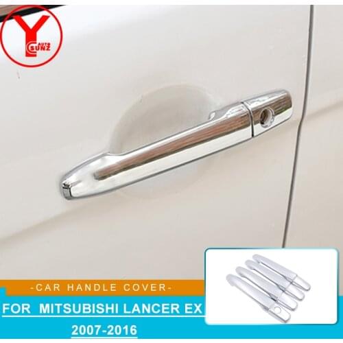 For Mitsubishi Lancer 10 EX 2007-2016 2008 2009 2010 2011 Accessories Car Side Door Handle Cover Catch Hand Protector YCSUNZ