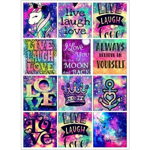 5d diamond mosaic sale text "never give up" diamant painting "luck" diamond painting 5d "love" best gift to friend or family