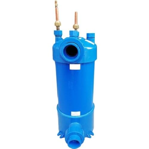 Free shipping !17KW High heat transfer twisted tube heat exchanger, swimming pool titanium heat exchanger, 10kw evaporator